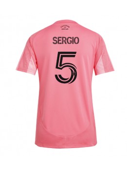 Ženski Nogometna dresi replika Inter Miami Sergio Busquets #5 Domači 2025-26 Kratek rokav Ženski Nogometna dresi replika Inter Miami Sergio Busquets #5 Domači 2025-26 Kratek rokav